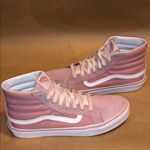 Pink high top vans